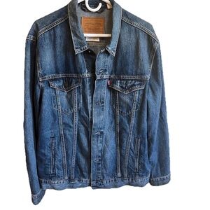 Levi’s Premium Trucker Jacket XL PC9 72334‑0354 Men’s Soft Lycocell Dark